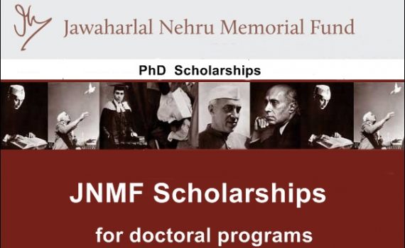 Jawaharlal Nehru Scholarship for Doctoral Research